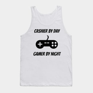 Cashier By Day Gamer By Night Tank Top